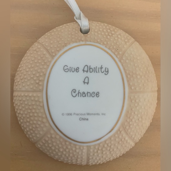 Precious Moments
Give Ability A Chance Ornament
192384
Enesco - Picture 2 of 4